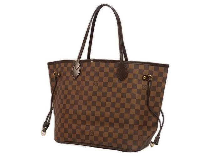 Louis Vuitton NeverfullMM Womens tote bag N41358 damier ebene Cloth  ref.204814