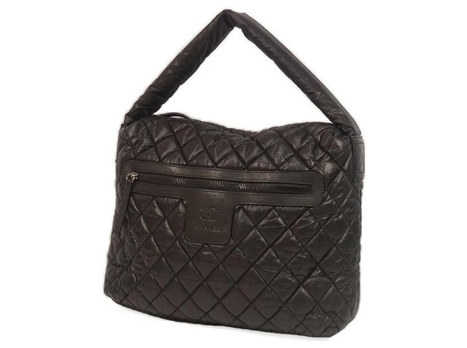 Chanel coco Cocoon one shoulder Womens shoulder bag A48490 black Nylon  ref.204830