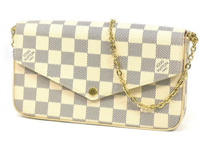Louis Vuitton Borsa a tracolla donna Felicie N63106 Azzurro ref.204837 -  Joli Closet