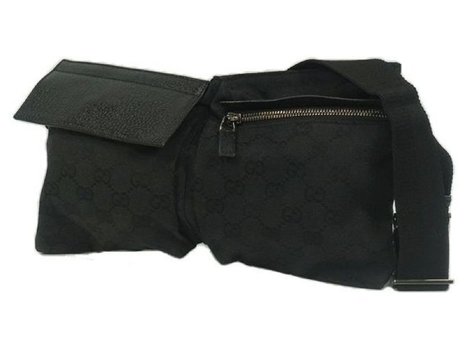 Gucci Womens Waist bag 28566 black  ref.204890
