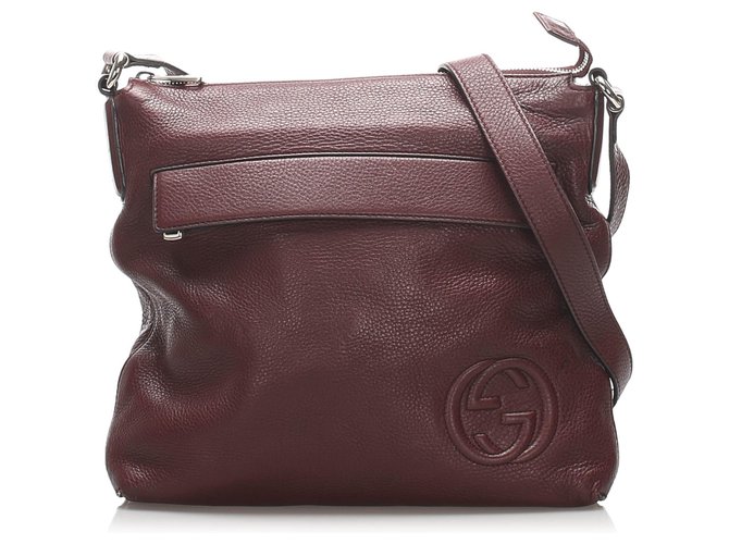 Gucci Brown Leather Crossbody Bag Pony-style calfskin  ref.204895