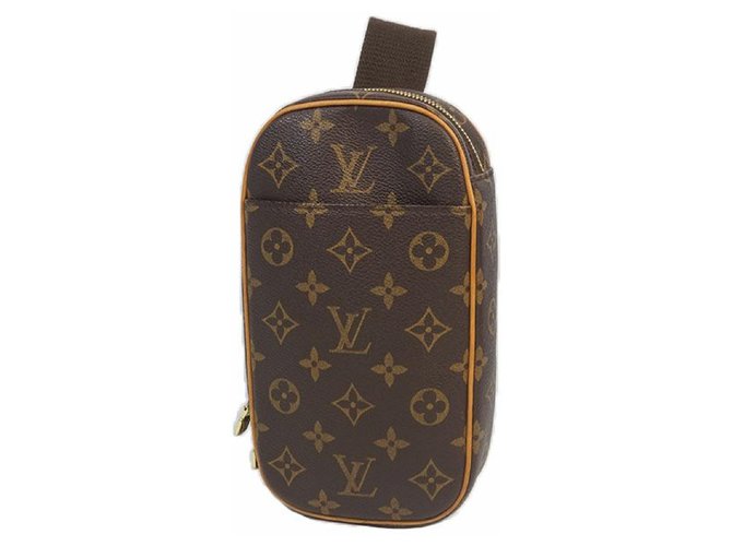 Louis Vuitton Pochette Gange Waist bag Mens body bag M51870 Toile  ref.204901