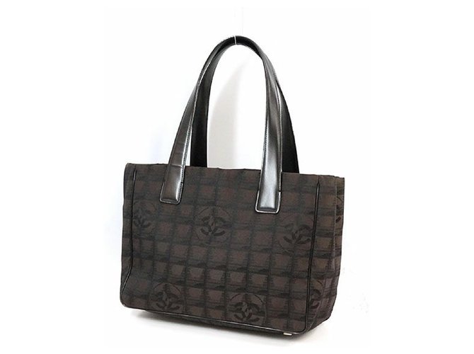 Chanel New Travel Line totePM Womens tote bag A20457 Dark brown  ref.204952