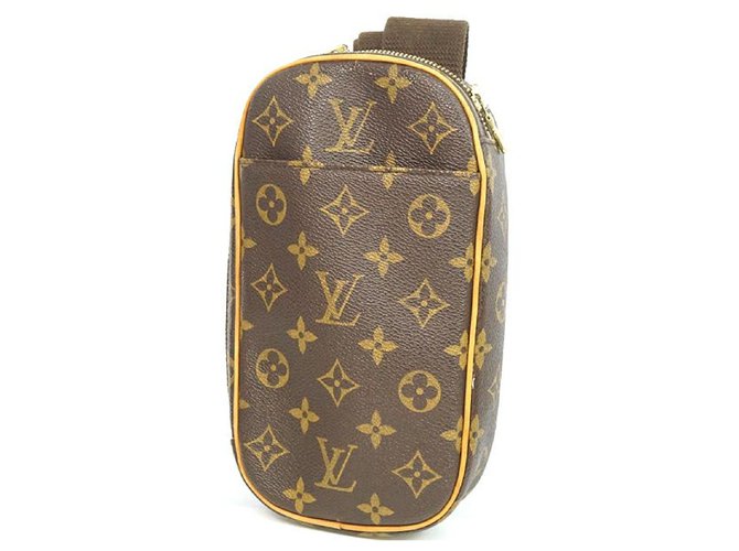 Louis Vuitton Pochette Gange Waist bag Mens body bag M51870 Toile  ref.204984