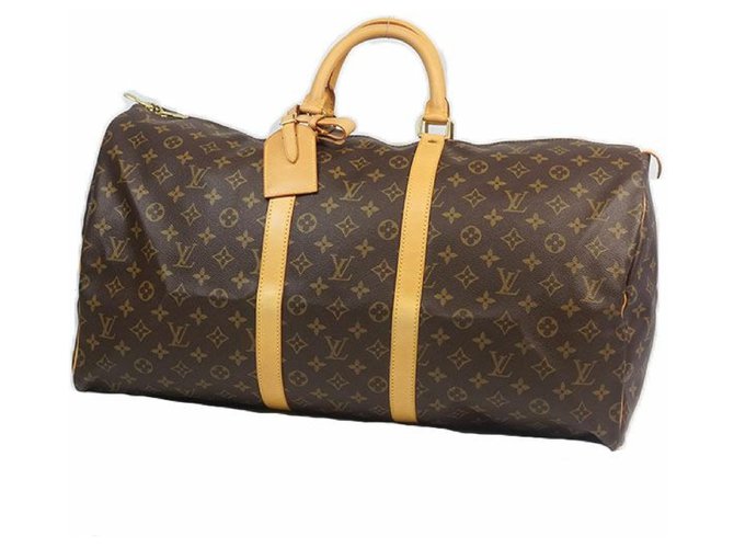 Louis Vuitton keepall55 unisex Boston bag M41424 Cloth  ref.204994