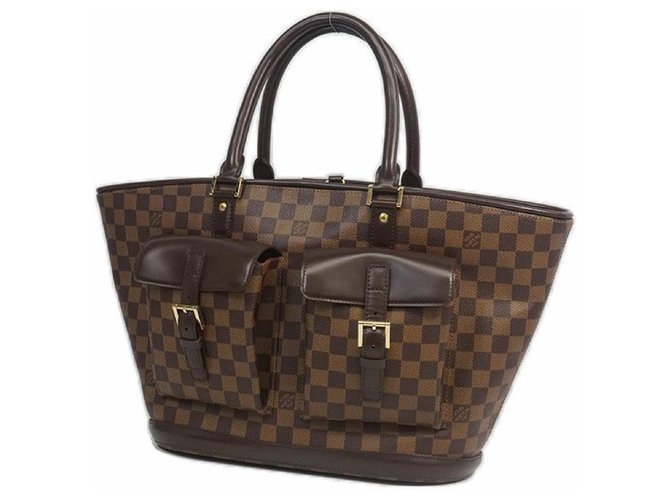Louis Vuitton ManosqueGM Womens tote bag N51120 damier ebene Cloth  ref.204995