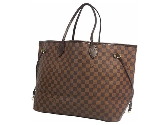 Louis Vuitton NeverfullGM Womens tote bag N51106 damier ebene Cloth  ref.205001
