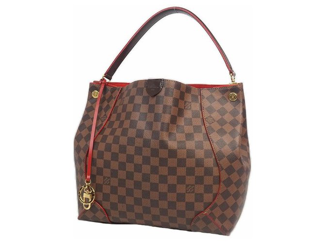 Louis Vuitton Caissa Hobo Womens shoulder bag N41555 damier ebene Cloth  ref.205035 - Joli Closet