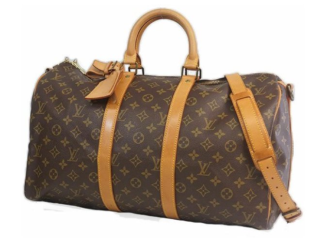 Louis Vuitton Keepall Bandouliere45 unisex Boston bag M41418 Cloth  ref.205043