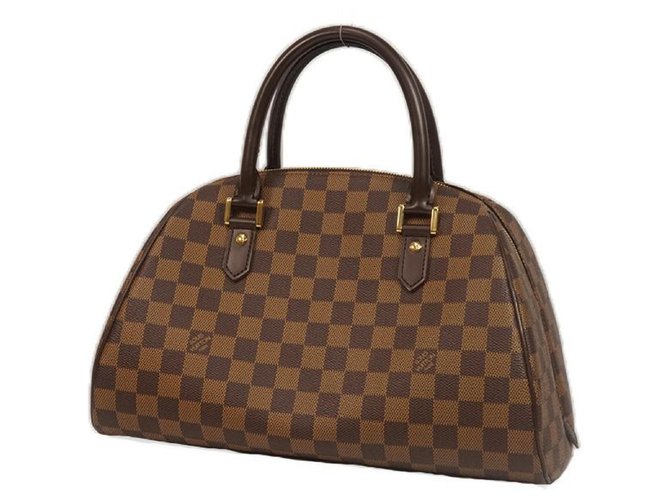 Louis Vuitton RiveraMM Womens handbag N41434 damier ebene Cloth  ref.205064
