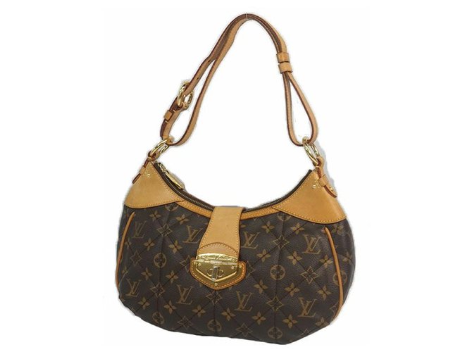 Louis Vuitton City bagPM Borsa a spalla da donna M97037 Marrone Tela  ref.205086