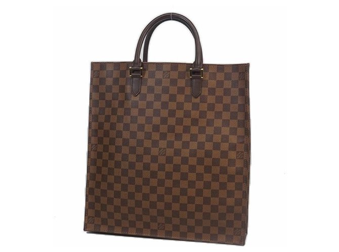 Louis Vuitton sac Plat Bolsa para mulher N51140 damene ebene Lona  ref.205106