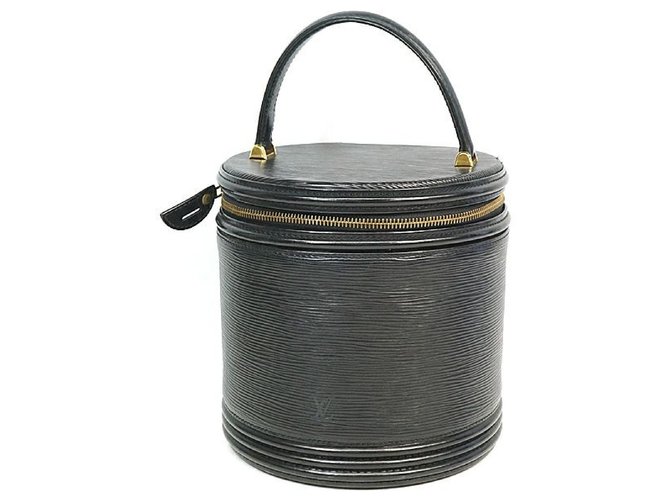 Louis Vuitton Cannes Womens handbag M48032 Noir Leather  ref.205120