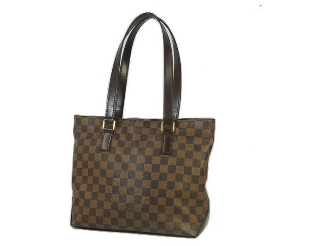 Louis Vuitton Cabas piano SPO Sac cabas pour femmes N51187 Damier Ebene Toile  ref.205128