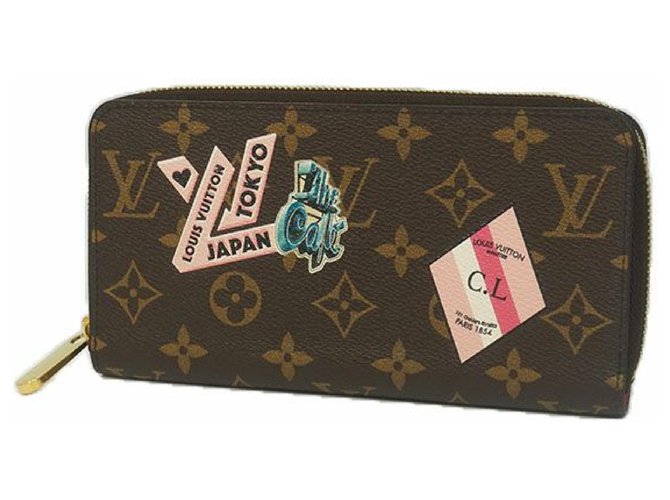 Louis Vuitton My LV World Tour Zippy Wallet long wallet Cloth  ref.205131