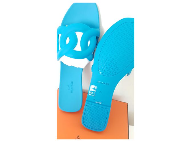 Hermès Aloha Blu Di gomma