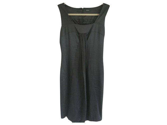 JOSEPH, silk Amarillis dress Black Elastane  ref.205232