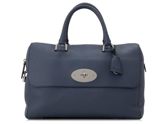 Mulberry Blue Leather Handbag Dark blue Pony-style calfskin  ref.205275
