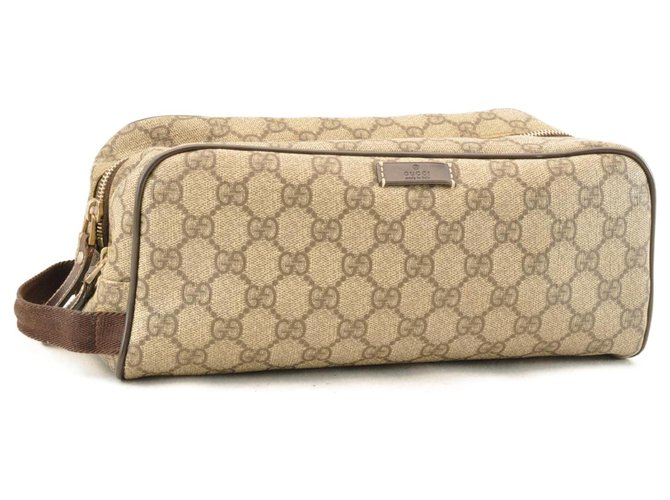 Gucci Clutch bag Beige Cloth  ref.205603