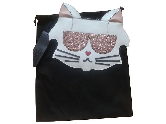 Karl Lagerfeld Choupette Clutch Weiß