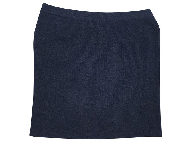 Autre Marque Skirts Blue Wool  ref.205651