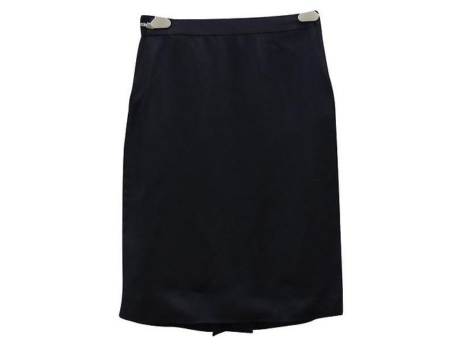 Falda Maison Martin Margiela negra de viscosa Negro