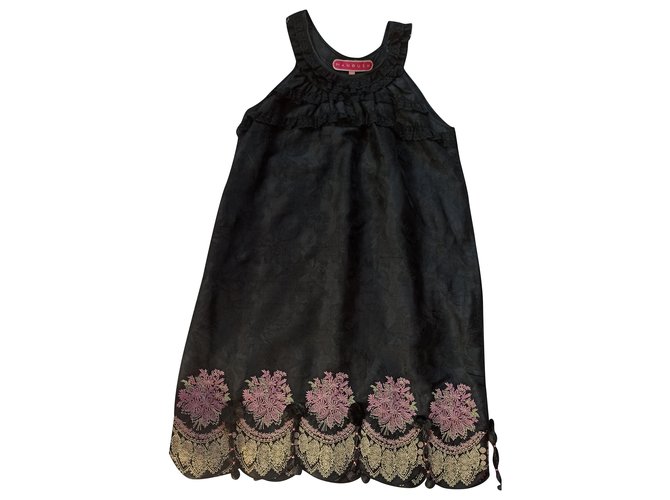 Manoush Dresses Black Silk  ref.205693