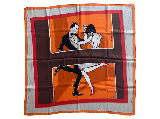 Hermès Swinging saint Germain Laranja