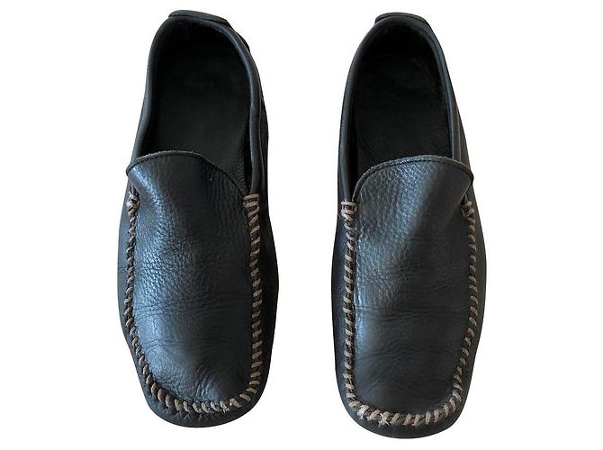 Autre Marque Mocassins ultra souples marron terre brûlée Marron foncé 