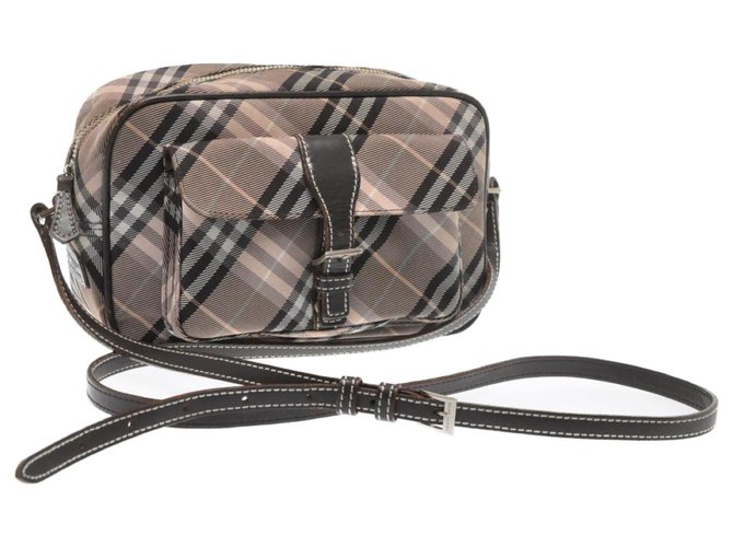 Burberry clutch bag Brown Cloth  ref.205938