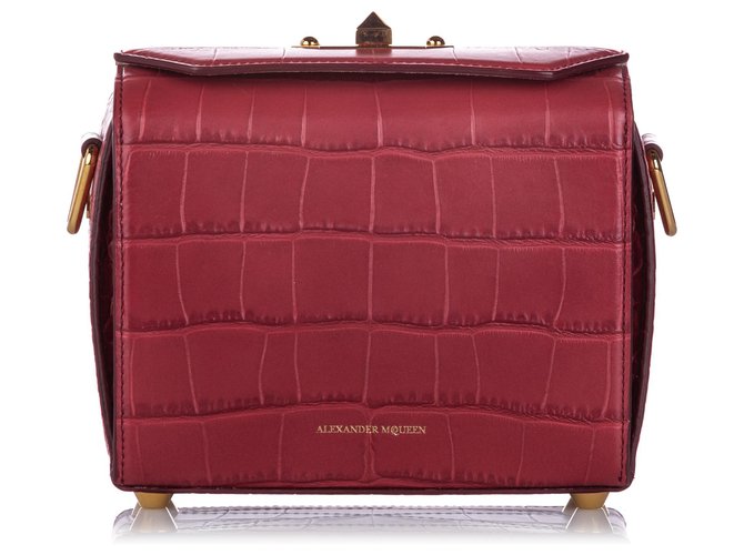 alexander mcqueen red purse