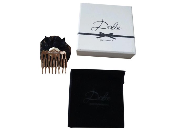 Dolce & Gabbana Hair accessories Golden  ref.206326