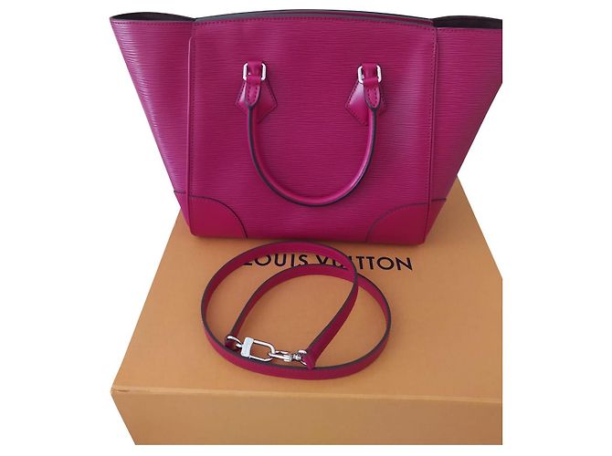 Louis Vuitton Phenix Tasche Leder Pflaume