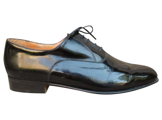 varnished derbies Unic Joseph Fenestrier p 40 Black  ref.206658