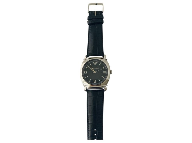 Emporio Armani Watch Armani Negro Acero  ref.206662