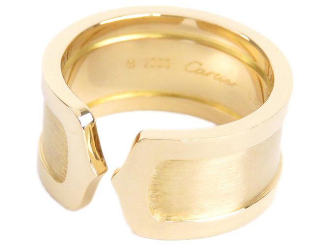 Cartier Gold C2 Ring Golden Metal  ref.206874