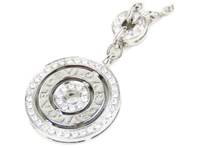 Autre Marque Bvlgari Silber Astrale Cerchi Diamant Halskette Metall  ref.206915