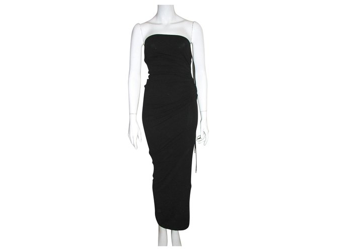 Wolford Fatal Ruched Dress Black Elastane Nylon  ref.207005
