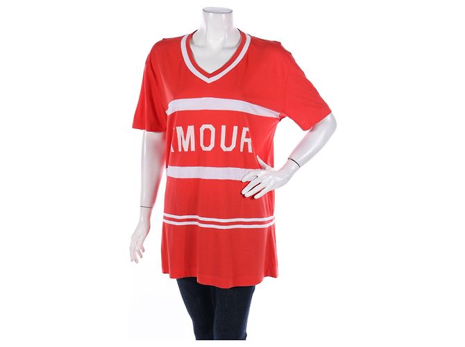 Túnica roja Zoe Karssen algodón modal M Blanco