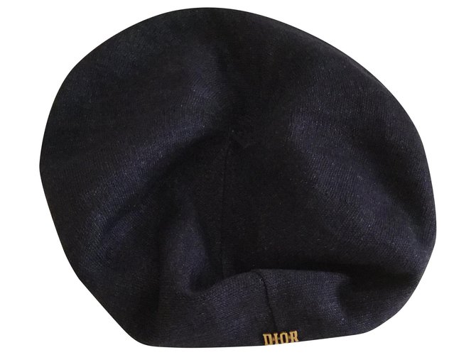 Dior Hats Blue Linen  ref.207036