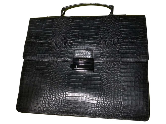 Étui attaché Givenchy Cuir Noir  ref.207238