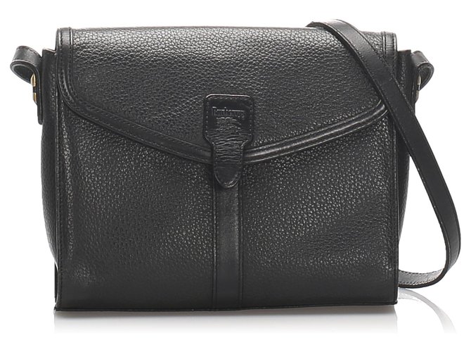 Burberry Black Leather Crossbody Bag Pony-style calfskin  ref.207306