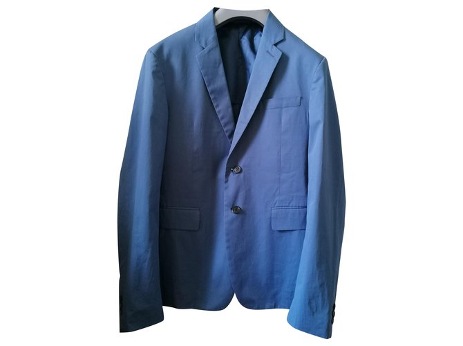 Prada Classic Light blue Cotton  ref.207436