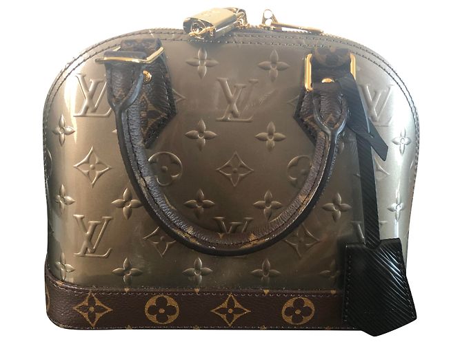 Louis Vuitton Alma BB Edición Limitada Castaño Negro Plata Gold hardware