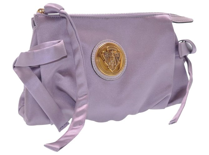 Gucci Clutch bag Púrpura Lienzo  ref.207667