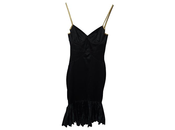 Just Cavalli Meerjungfrau Kleid Schwarz