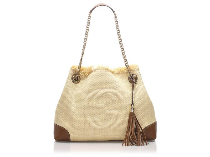 gucci white chain bag