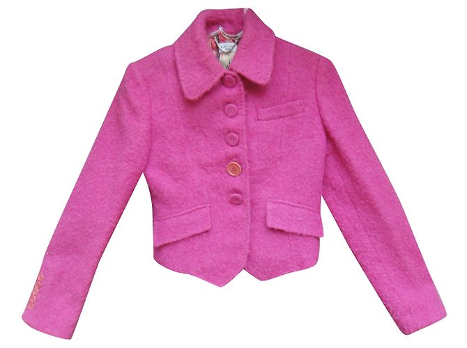 Paul Smith Blue Paul Smith wool & Mohair t jacket 40 Pink
