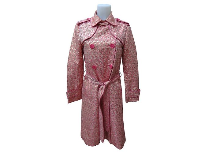 Cappotto Marc Jacobs Rosa e Oro D'oro