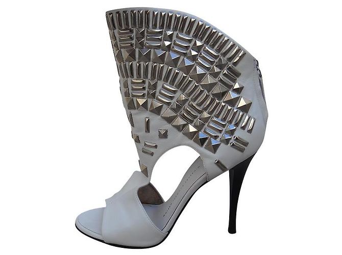Botines Giuseppe Zanotti de cuero blanco 38 FR